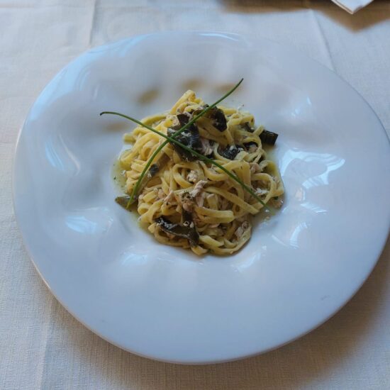 Tagliolini lavarello Tagliolini lavarello